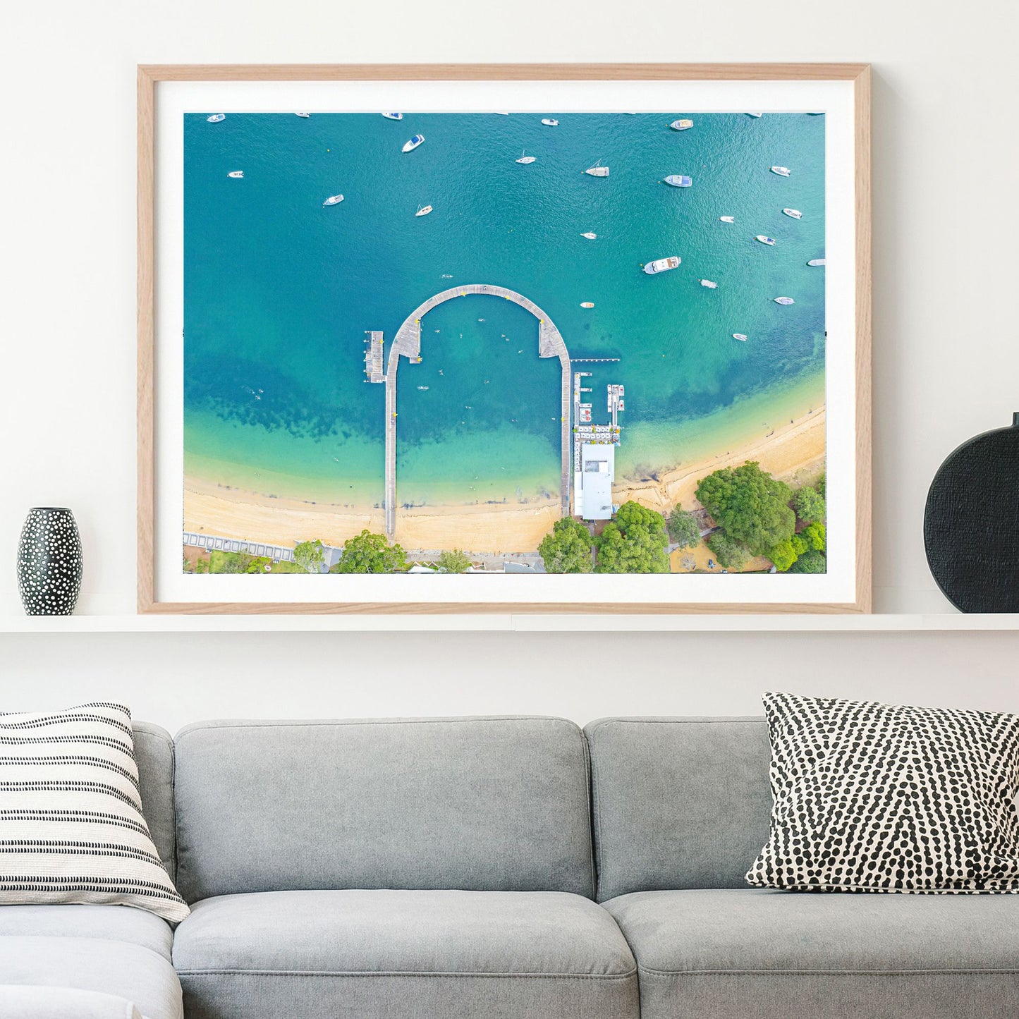 Balmoral Baths Aerial View - Sydney Coastal Wall Art