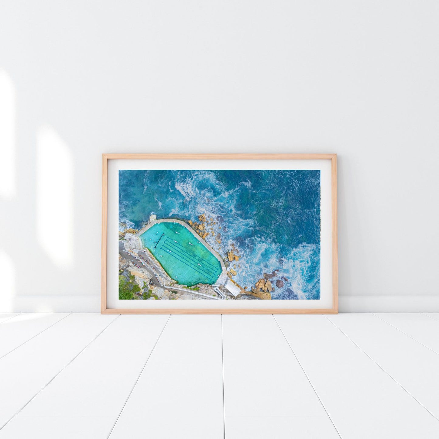 Bronte Baths Aerial View - Sydney Coastal Wall Art