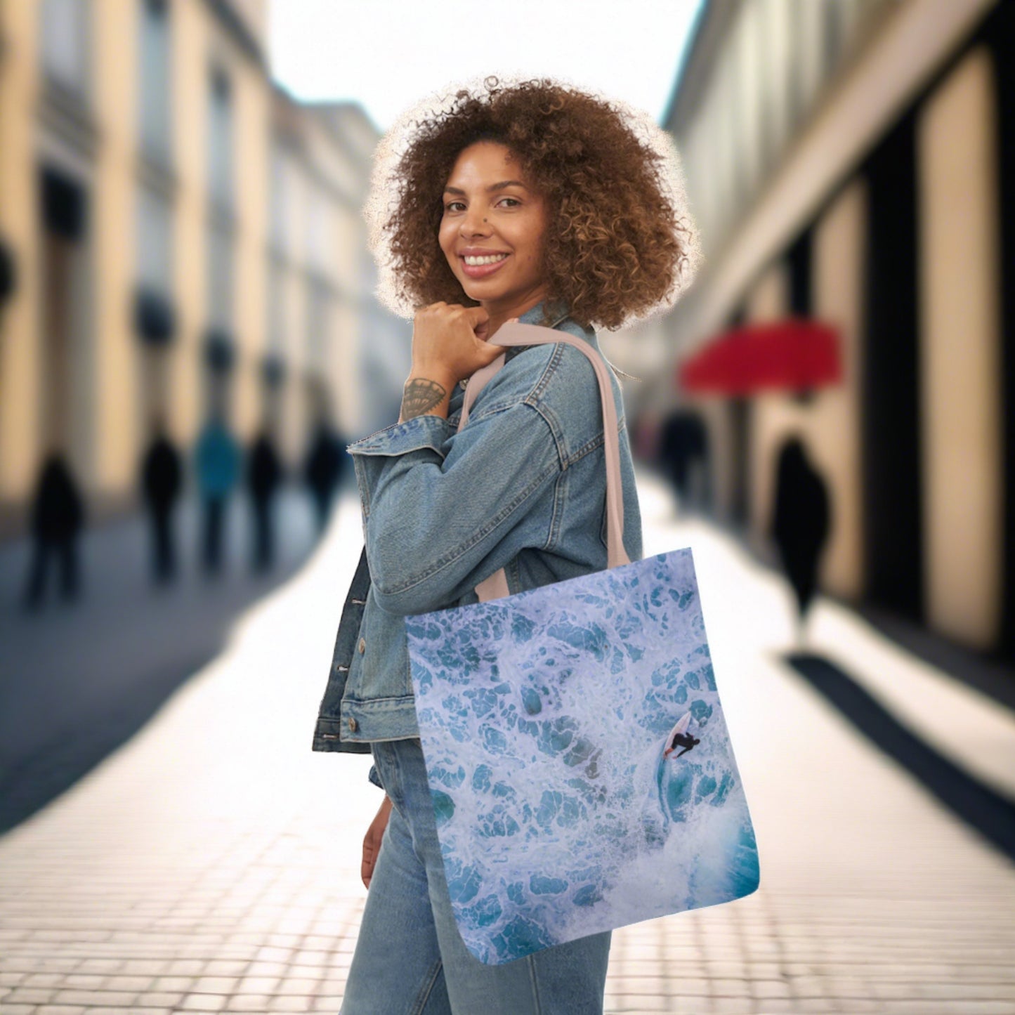 Wave Escape Tote Bag