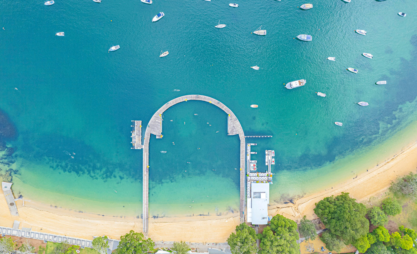 Balmoral Baths Aerial View - Sydney Coastal Wall Art