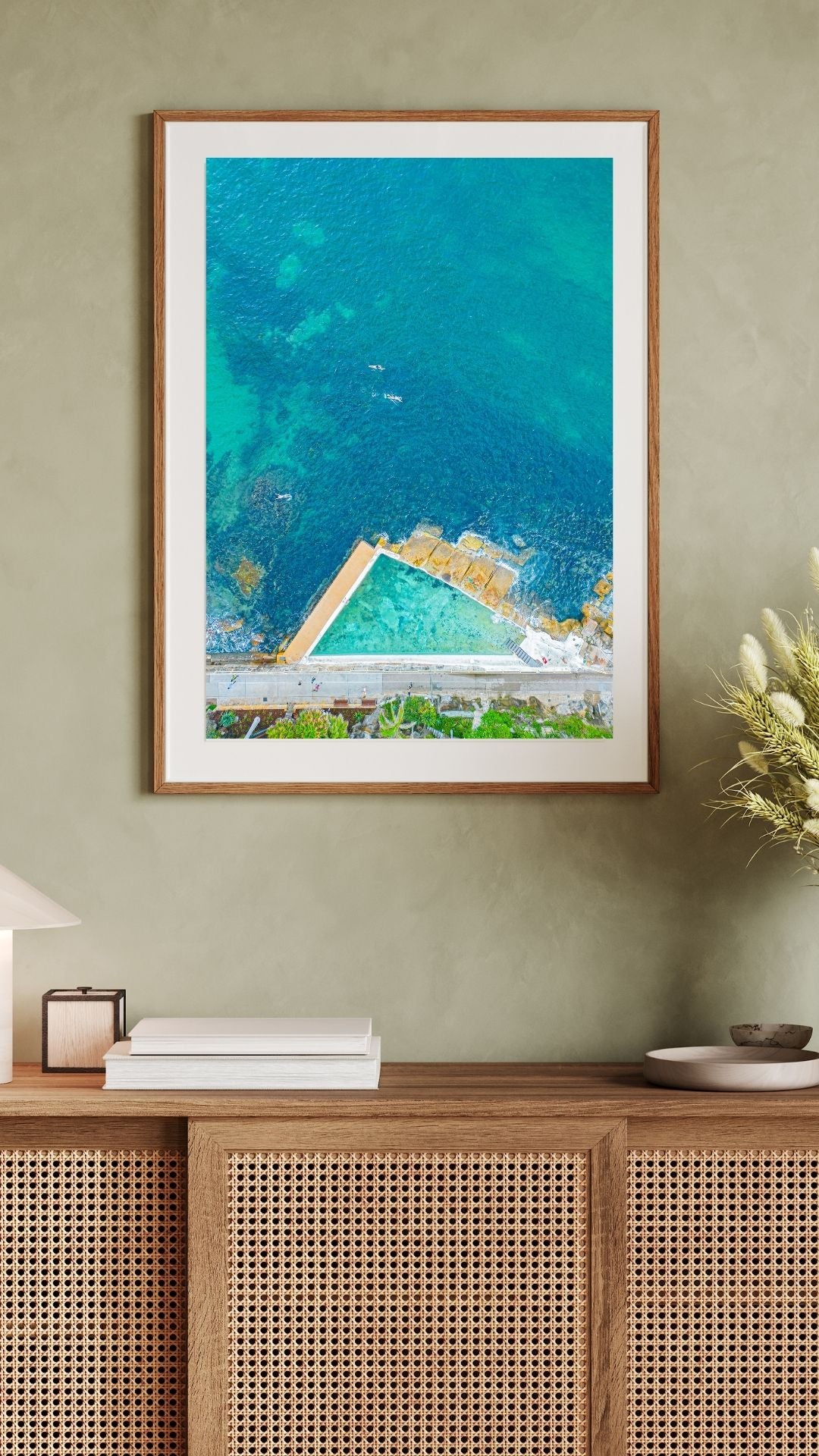Manly Fairy Bower Rock Pool Aerial View - Sydney Coastal Wall Art